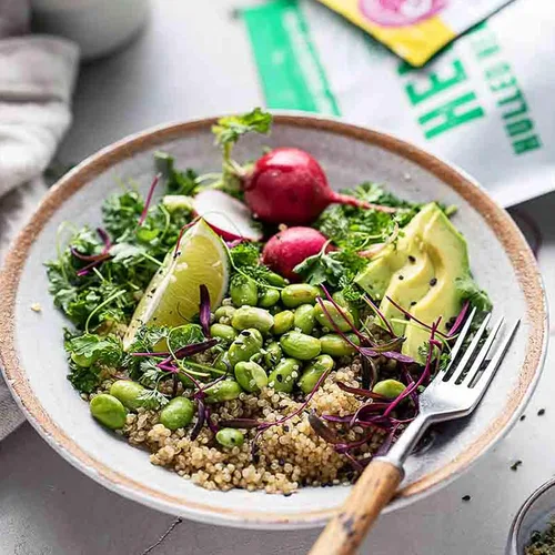 Vista 7 de Suncore Foods Semillas de cáñamo orgánico 8oz Superalimento Sin gluten