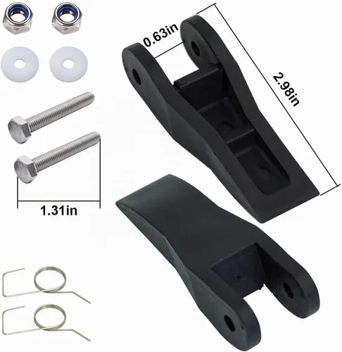 Vista 3 de 29-1 Kit de reemplazo de aleta para Werner Lock Kit de reemplazo para Werner/Louisville/Keller Piezas de escaleras de extensión de aluminio y fibra