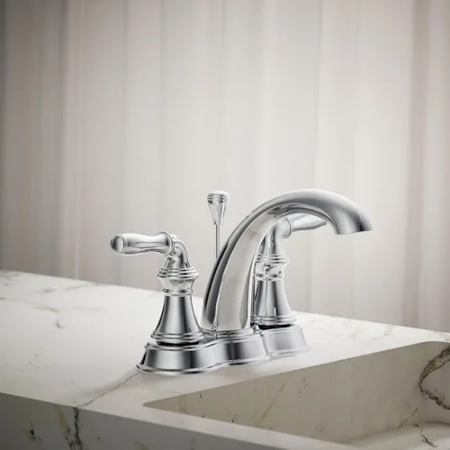 Vista 2 de Kohler K-393-N4-CP Devonshire - Juego de llaves de lavabo, 393-N4-CP