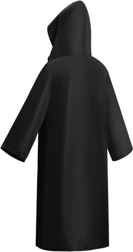 Vista 4 de Túnica Eonpow de hechicero, con capucha, para Halloween o disfraz