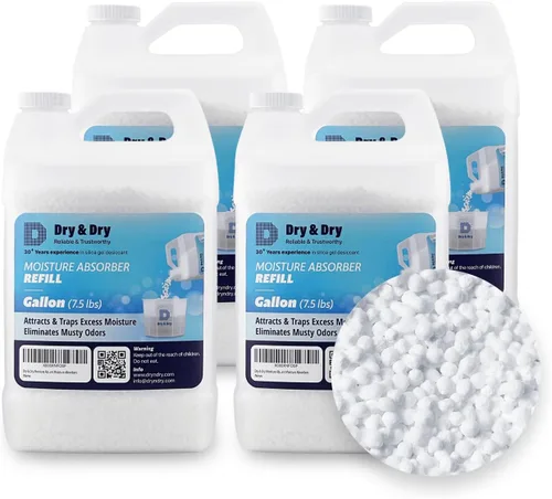 Vista 6 de Dry & Dry Recarga de Perlas Absorbentes de Humedad (1.7 KG) - Sin Fragancia, Recarga de Absorbente de Humedad