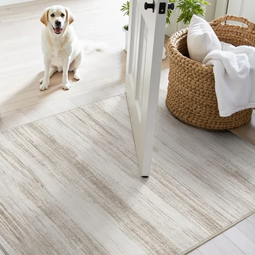 Vista 5 de PADOOR Alfombra moderna abstracta para entrada, alfombra lavable de 2 x 3 pulgadas, antideslizante, ultra suave, de pelo bajo, para puerta