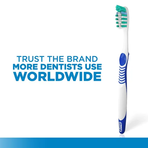 Vista 5 de Oral-B Complete Deep Clean - Cepillo de dientes de cerdas suaves, 1 unidad (paquete de 6)