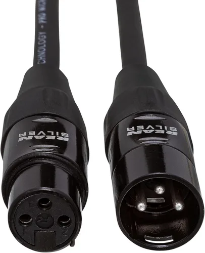 Vista 2 de Hosa HMIC-010 - Cable de micrófono Pro, REAN XLR3F a XLR3M, 10 pies