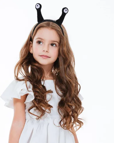 Vista 7 de Beaupretty Snail Headband Snail Eyes Headpieces Plush Animal Headwear Antenna Hair Hoop Halloween Christmas Hair Accessory