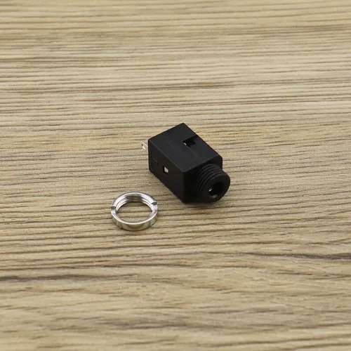 Vista 7 de 10 unids 0.138 in 3 polos estéreo jack socket 3 pin hembra montaje en panel conector accesorios para electrodomésticos Televisiones Sistemas estéreo