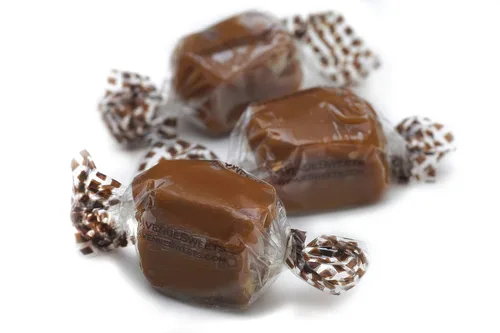 Vista 5 de AvenueSweets - Caramelos suaves envueltos individualmente hechos a mano - Caja de 1 lb (manzana)