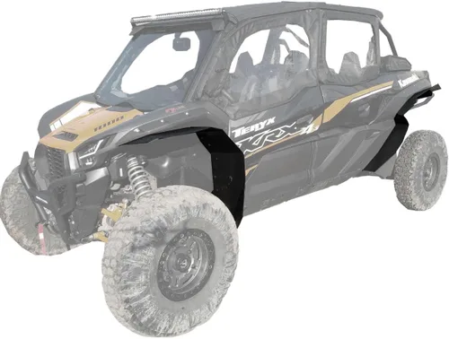 Vista 9 de MudBusters Guardabarros para Kawasaki KRX4 1000 (4 asientos) Juego de accesorios de cobertura máxima Compatible con 2023 2024 2025 2026