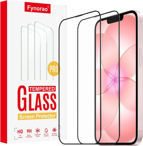 Vista 19 de Paquete de 2+2 protectores de pantalla de vidrio templado antiluz azul y protector de lente de cámara para iPhone 17e/16e, protección ocular