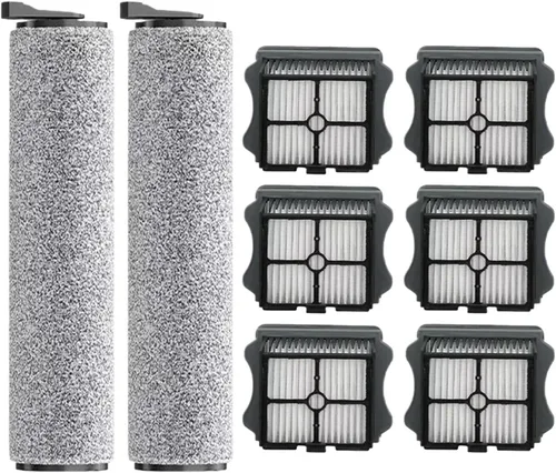 Vista 11 de Compatible with Tineco Floor One S3 Roller Brush & HEPA Filter 4pcs