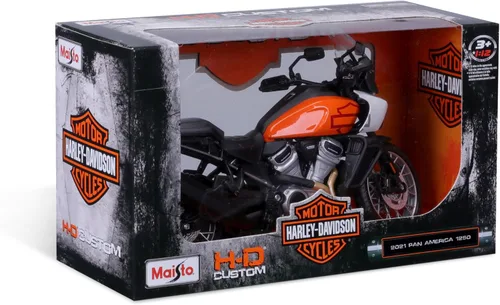 Vista 8 de Maisto Motocicleta de fundición a presión 1:12 Harley Davidson 2021 Pan American 1250
