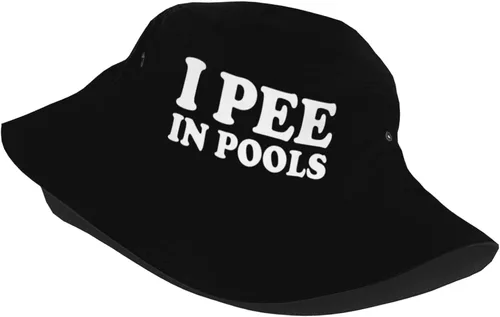 Vista 3 de I Pee in Pools Sombrero de pescador unisex para exteriores, protección solar, sombrero de cubo