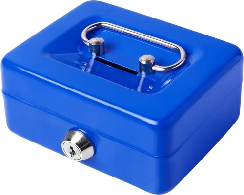 Vista 17 de Jssmst SMCB003 - Caja fuerte con cerradura, regalos de cumpleaños 2017, caja metálica para niños, adultos, resistente, 100% segura , Negro