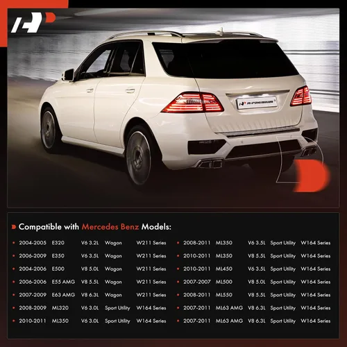 Vista 2 de A-Premium Actuador de Cerradura de Compuerta Trasera Compatible con Mercedes Benz E320, E350, E500, E55 AMG, E63 AMG, ML63 AMG, ML320, ML350, ML450