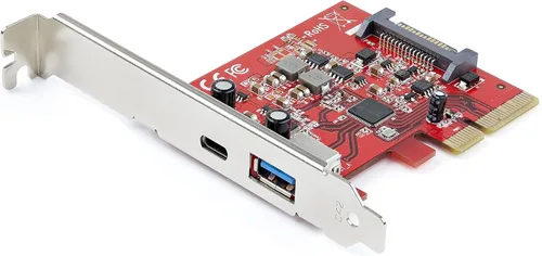 Vista 5 de StarTech Tarjeta PCIe USB de 2 puertos con 10Gbps/puerto - USB 3.2 Gen 2 Tipo-A PCI Express 3.0 x4 Tarjeta de expansión del controlador de host