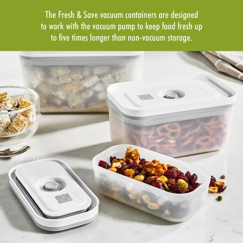 Vista 2 de ZWILLING Recipiente hermético grande de almacenamiento de alimentos Fresh & Save, contenedor de preparación de comidas, sin BPA
