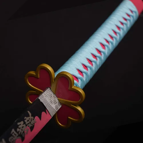 Vista 6 de Sword Valley Espada de la serie Demon de aproximadamente 40.9 pulgadas Cosplay Prop Anime Slayers Katana Samurai Sword Textura original de anime