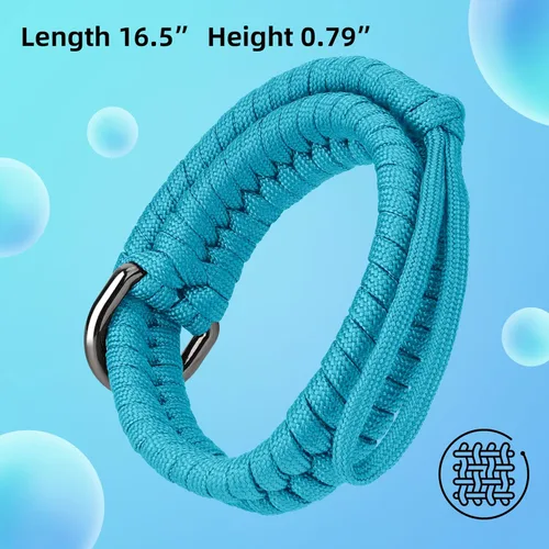 Vista 3 de SUNYA Correa de muñeca para cámara para fotógrafos - Correa de mano de paracord compatible para cámara réflex digital o sin espejo