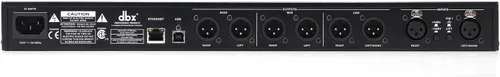 Vista 3 de dbx DriveRack PA2 2x6 PA Sistema completo de gestión de altavoces profesionales, montaje en rack con control Android e iOS. Negro