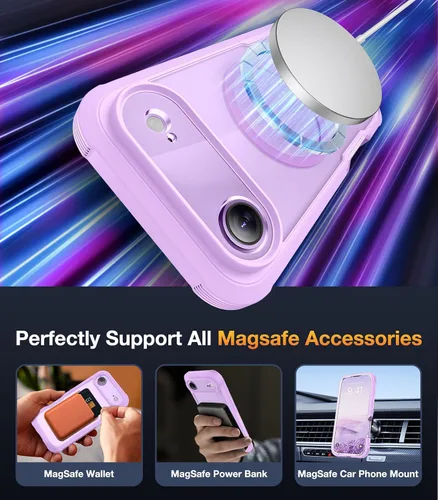 Vista 461 de DIACLARA - Funda transparente compatible con iPhone XR 6.1 pulgadas 2018