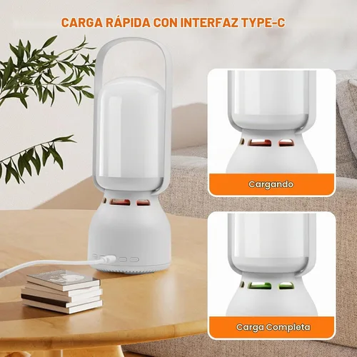 Vista 6 de JackonLux Linterna de campamento con altavoz, linterna portátil recargable para exteriores, 11 modos RGB de color regulable luz nocturna LED