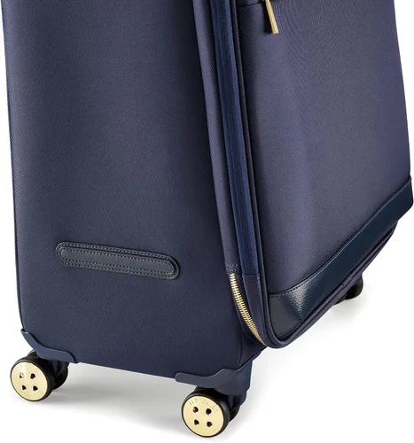 Vista 8 de Ted Baker Maleta Albany Softside para mujer colección de maletas Azul marinoflor y brillo Checked-Medium 25-Inch