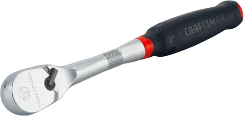 Vista 11 de CRAFTSMAN Trinquete Serie V, accionamiento de 1/4 pulgada, 80 dientes, agarre cómodo (CMMT86304V)
