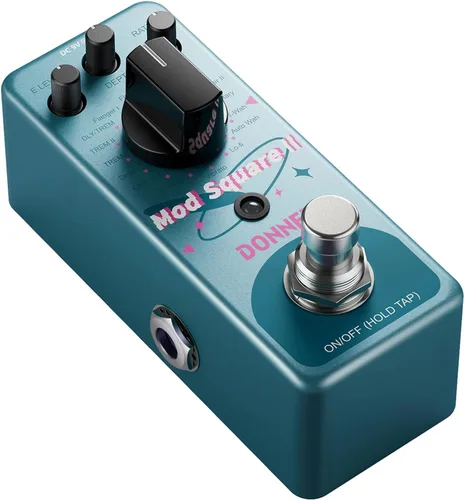 Vista 16 de Donner Pedal de efecto ABY Box, conmutador AB de selector de línea, mini, para guitarra, True Bypass