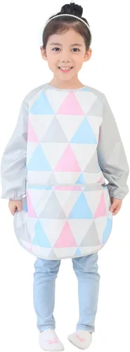 Vista 31 de Plie Kids Waterproof Art Smock – Long Sleeve Apron for Painting, Baking, Sensory Play (Ages 1–10)