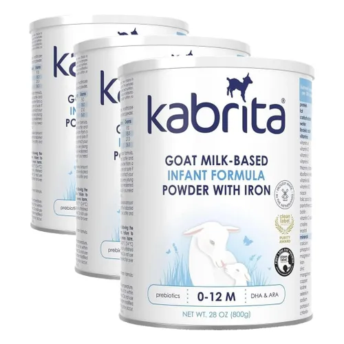Vista 11 de Kabrita - Fórmula de leche de cabra en polvo para lactantes, digestión suave, 14 onzas, paquete de 12 Alternativa suave a la leche de vaca