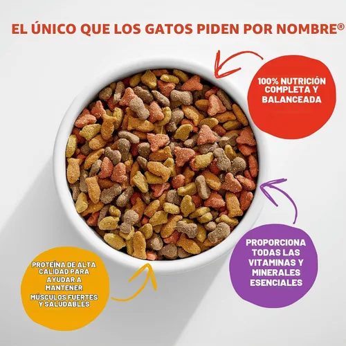 Vista 3 de Meow Mix Original Choice - Alimento seco para gatos, 3.15 libras (paquete de 2)