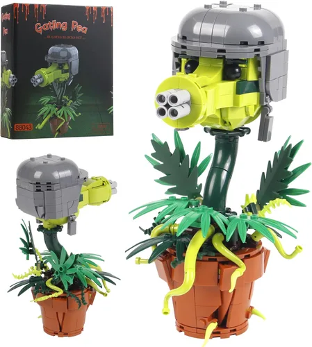 Vista 9 de 322 PIEZAS Horribles Audrey Las 2 Plantas Piraña Flores Caníbales Juguetes de Construcción de Modelo Compatibles con Lego Tamaño, Únicas Flores