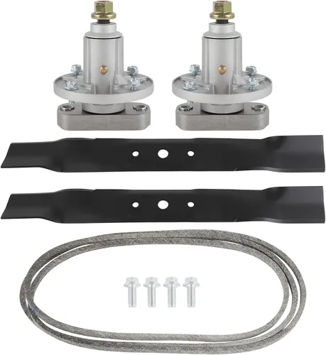 Vista 57 de SCITOO Kit de reconstrucción de cubierta, 42 piezas de cubierta de cortacésped compatible con Poulan Pro PP19A42 PB185A42 PB195H42LT PB20H42YT, 1