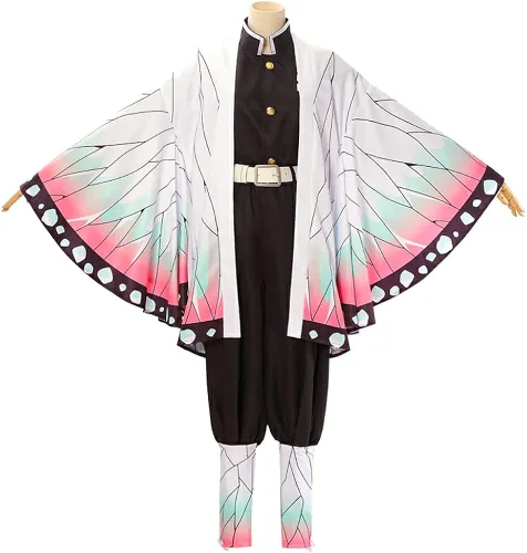 Vista 6 de Disfraz de Kochou para cosplay, kimono, uniforme de juego de rol, conjunto completo