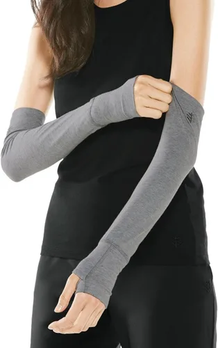 Vista 2 de Coolibar Mangas solares para mujer con orificios para los pulgares - Protección solar UPF 50+ - LumaLeo