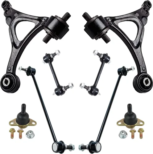 Vista 16 de Detroit Axle - Kit de brazos de control de extremo de 8 piezas para Toyota 2001-2003 Highlander 2002-2003 Camry Lexus ES300, 2 conjuntos de brazos