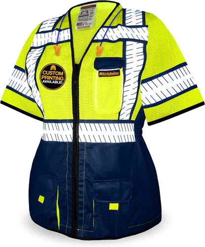 Vista 5 de KwikSafety - Charlotte, NC - SHERIFF & SPECIALIST Chaleco de Seguridad para Mujer ANSI OSHA