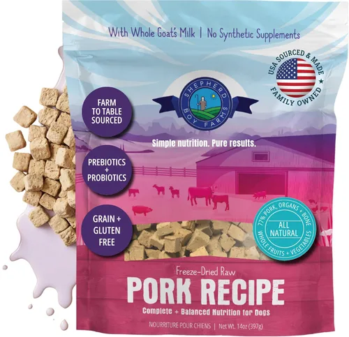 Vista 18 de Shepherd Boy Farms Alimento crudo liofilizado para perros, receta de cocodrilo, totalmente natural, sin sintéticos, fabricado en Estados Unidos