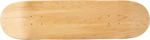 Vista 2 de Tabla de patineta en blanco de alce – Construcción de arce premium de 7 capas – Madera natural – Elige entre 10 tamaños – Incluye 1 tabla