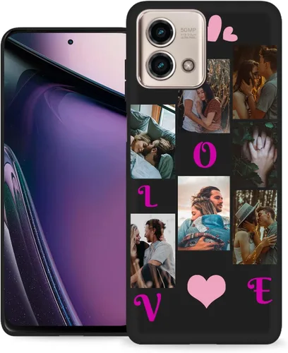 Vista 30 de Funda personalizada para Motorola Moto G Stylus 5G con nombre de foto y texto – GStylus 5G personalizada para teléfono móvil/smartphone/teléfono