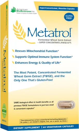 Vista 9 de American BioSciences Metatrol Fermentado Extracto de Germen de Trigo - Apoyo inmunológico y mitocondria para una vitalidad renovada y energía