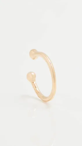 Vista 3 de Orejera de oro de 14 quilates para mujer