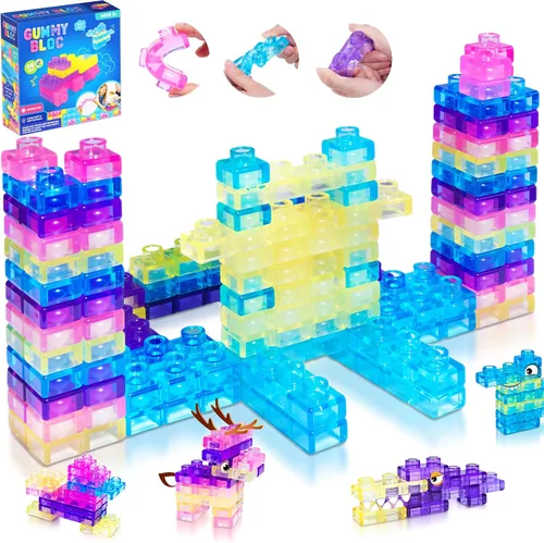 Vista 13 de JOY SPOT! 54 bloques de construcción suaves para niños pequeños, bloques