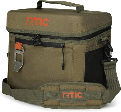 Vista 12 de RTIC 15 Latas Enfriador Cotidiano, Enfriador Portátil de Lado Suave Aislado para Almuerzo, Playa, Bebida, Viaje, Camping, Picnic, para Hombres
