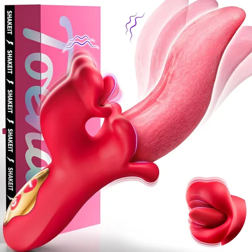 Vista 9 de Toendi Vibrador de lengua de juguete para mujeres, juguetes sexuales, vibradores de punto G, consolador con 9 modos de vibración, 9 modos