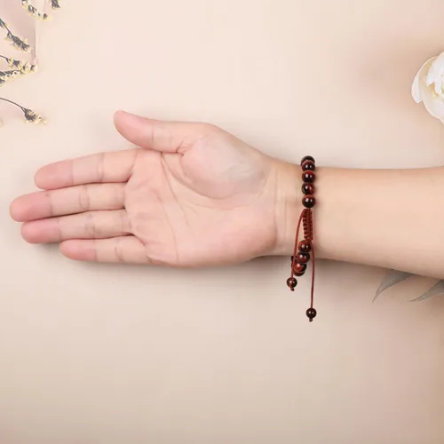Vista 64 de AD Beads Pulseras de piedras preciosas unisex de 0.315 pulgadas (0.315 in), macramé curativo ajustable de 7 a 9 pulgadas Usa esta pulsera