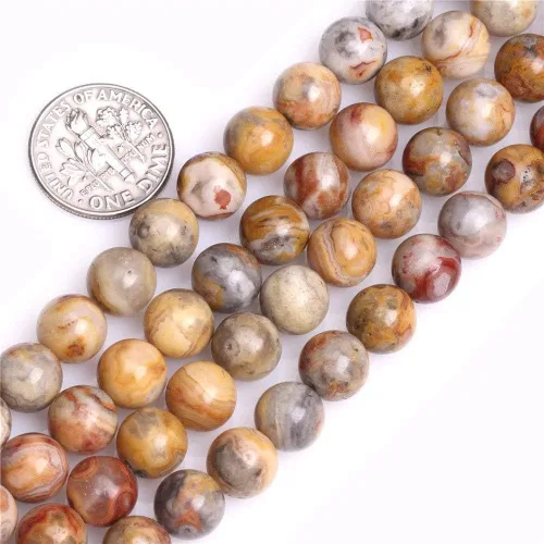 Vista 41 de Cuentas redondas africanas de turquesa natural de 4 mm para hacer joyas, piedras preciosas naturales, hebra semipreciosa, 15 pulgadas