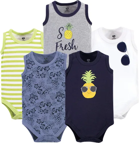 Vista 51 de Hudson Baby Mamelucos sin mangas unisex de algodón para bebé Béisbol