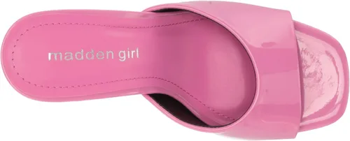 Vista 5 de Madden Girl Sandalia de tacón Genius para mujer, Charol fucsia