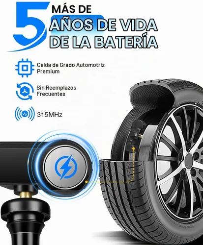 Vista 5 de TPMS Sensor for:-Dodge Journey Charger Challenger for:-Jeep Wrangler 433MHz